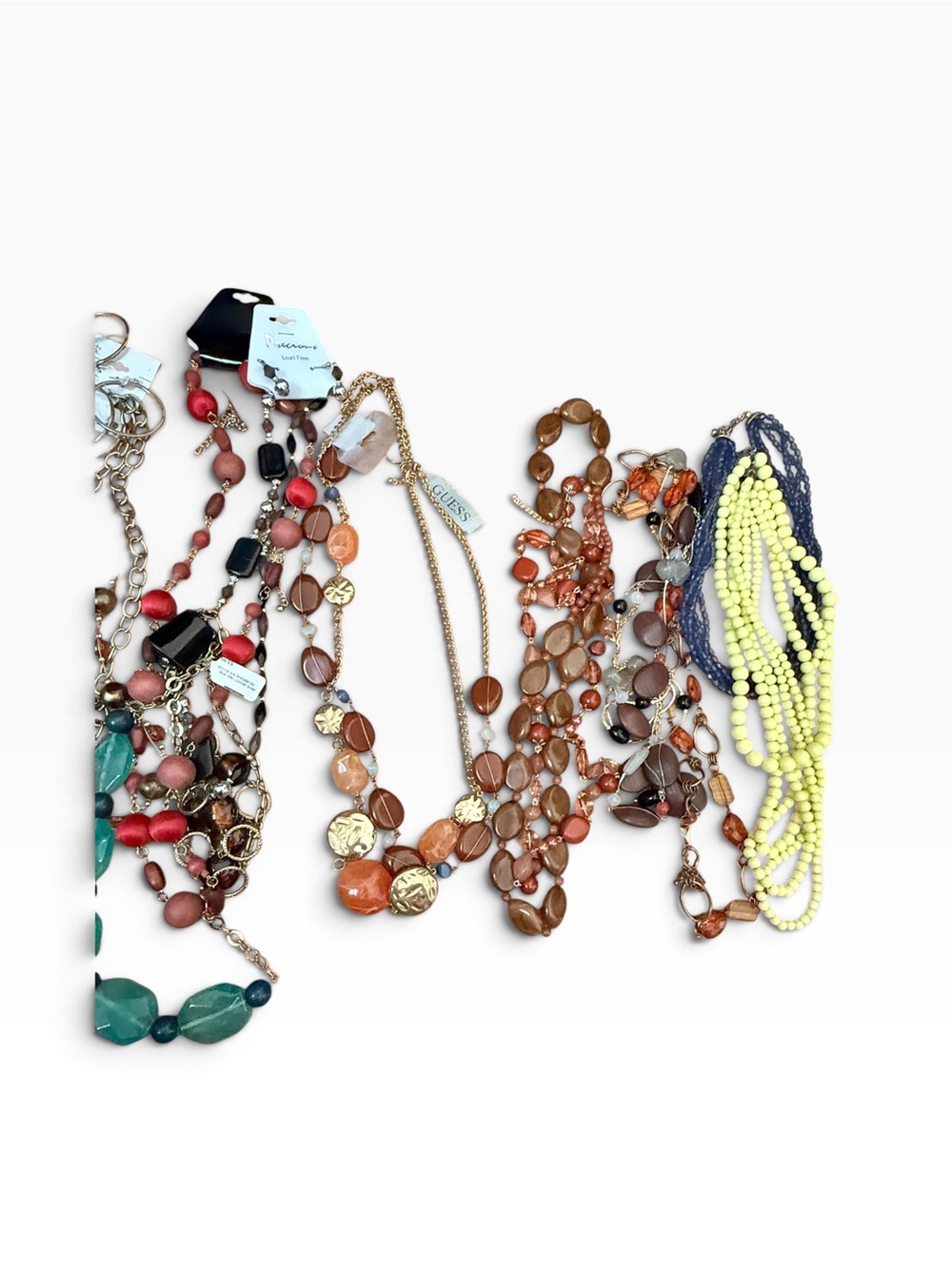 Lot of beaded necklaces costume crafting